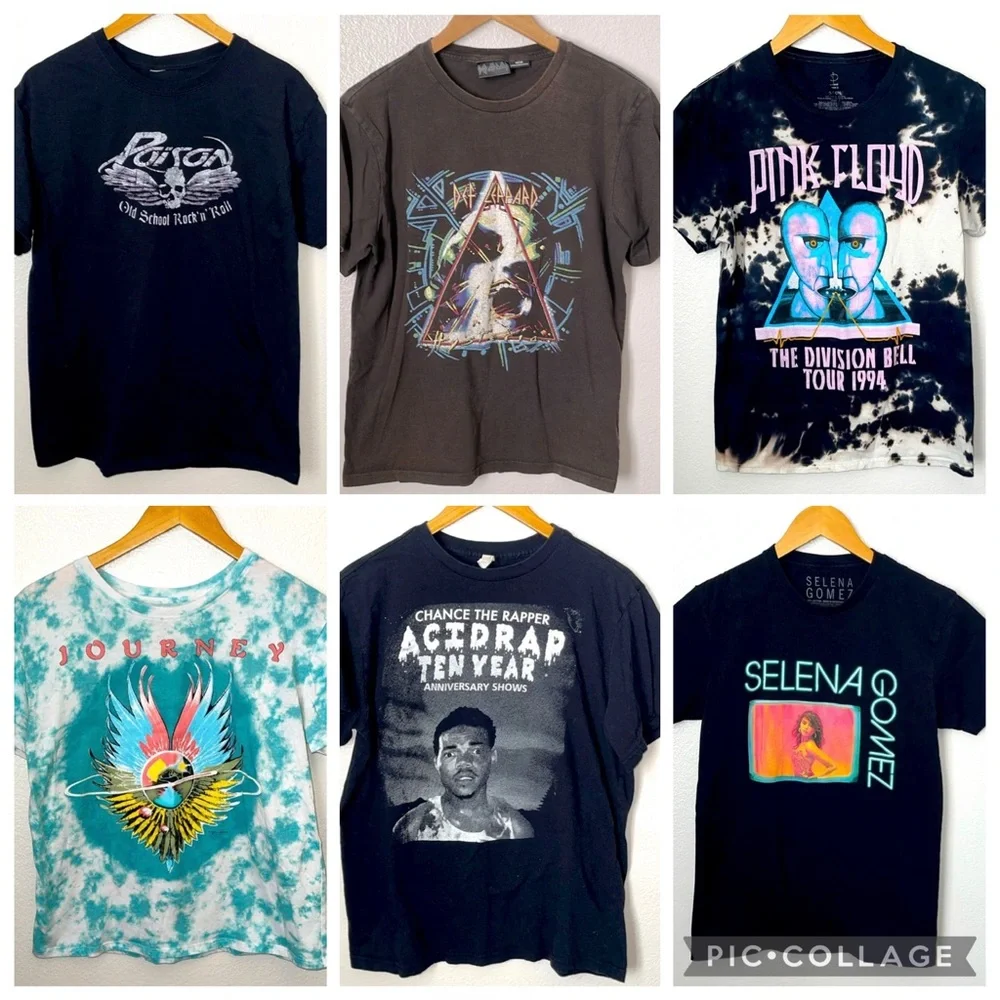 Band tee t-shirt mystery bundle 5/$35 - Picture 2 of 2